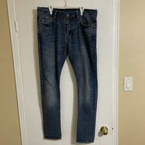 All Saints Distressed Pistol Fit Jeans